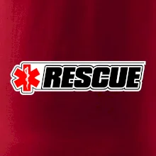 Záchranár rescue kríž červený