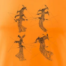 Skrútený stožiar vysokého vedenia