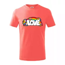 Love s dúhou v pozadí