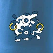 Yin & Yang abstraktné psy Yin & Yang abstraktné psy