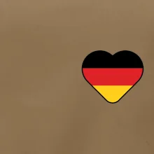 Germany love prso - Nemecká vlajka