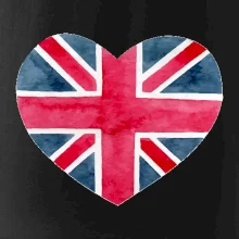 Britské srdce maľované Britské srdce maľované