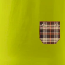 Flanelové triko hnědé