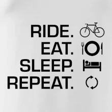 Ride Eat Sleep Repeat bicykel