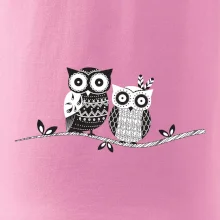 Dve sovy abstraktné