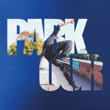 Parkour nápis v meste