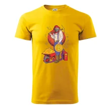 Baník ťaží Bitcoiny