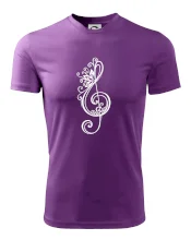 Husľový kľúč kvety