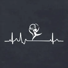 EKG moderná gymnastika stuha