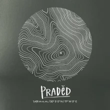 Praděd - vrstevnice v kruhu