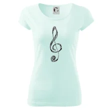 Husľový kľúč kreslený