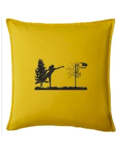 Disc golf - žena čierny obrázok Disc golf - žena čierny obrázok