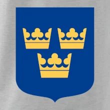 Švédsky znak tri korunky na prsník