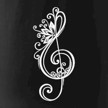 Husľový kľúč kvety Husľový kľúč kvety