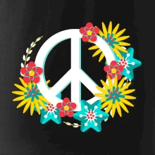 Peace symbol abstraktný