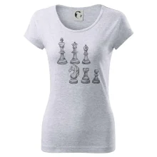 Šachové figúrky kreslené