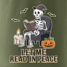 Let me read in peace