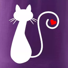 Zamilovaná mačka chvostík