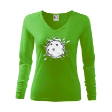 Florbal lopta v triku Florbal lopta v triku