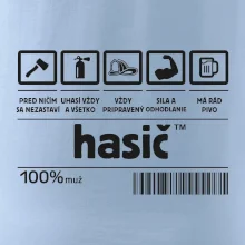 Čiarový kód - Hasič / hasička