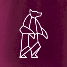 Geometria ľadový medveď stojaci