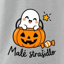 Malé strašidlo - duch v tekvicovom vedierku