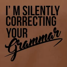 Correcting grammar