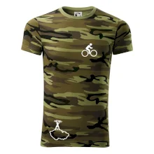 Mapa ČR + kolo na prsu Mapa ČR + kolo na prsu