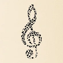 Husľový kľúč z nôt