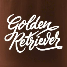 Golden retriever - nápis okrasný