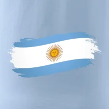 Argentína vlajka obhrýzaná