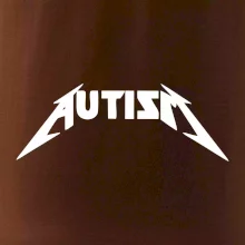 Autism rock nápis