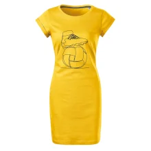 Futbalová lopta kopačka jedným ťahom Futbalová lopta kopačka jedným ťahom