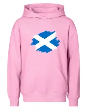 Škótska vlajka kreslená štetcom