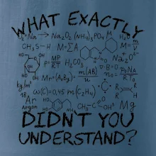 What exactly didnt you understand Chemistry What exactly didnt you understand Chemistry