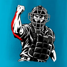 Baseballový rozhodčí signalizuje strike