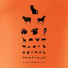 Očný test zvieratká