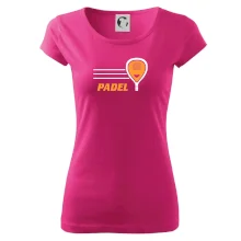 Padel - oranžová raketa