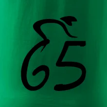 Cyklista oslavuje šesťdesiatpäťku (65)