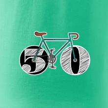 Narodeniny 50 rokov na bicykli