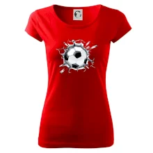 Futbalová lopta v triku Futbalová lopta v triku