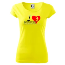 I love running dievča