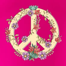 Peace symbol pieskový