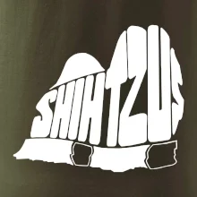 Shih-tzu - nápis v tele