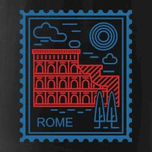 Rím známka jednoduchá Rím známka jednoduchá