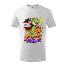 Príšerka na sladkosti - dinosaurus s tekvicou