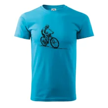 MTB kreslený cyklista MTB kreslený cyklista