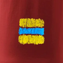 Turistická Cyklo značka - žlto modrá