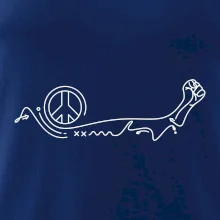 Päsť a symbol mieru