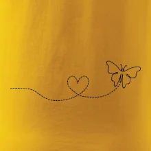 Dráha letu motýľa - srdce Dráha letu motýľa - srdce